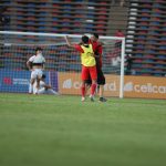 Cầu thủ U22 Việt Nam ôm mặt khóc sau trận thua Indonesia