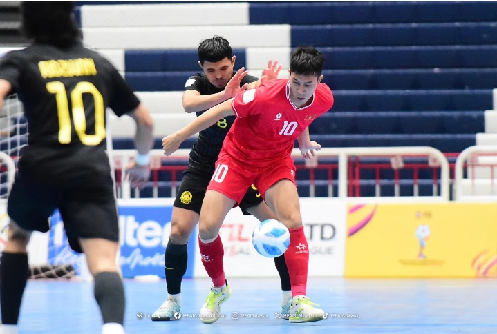 Futsal Việt Nam thắng thuyết phục Malaysia 2-0