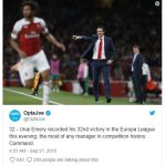 Arsenal giành chiến thắng, Emery lập nên kỷ lục không tưởng