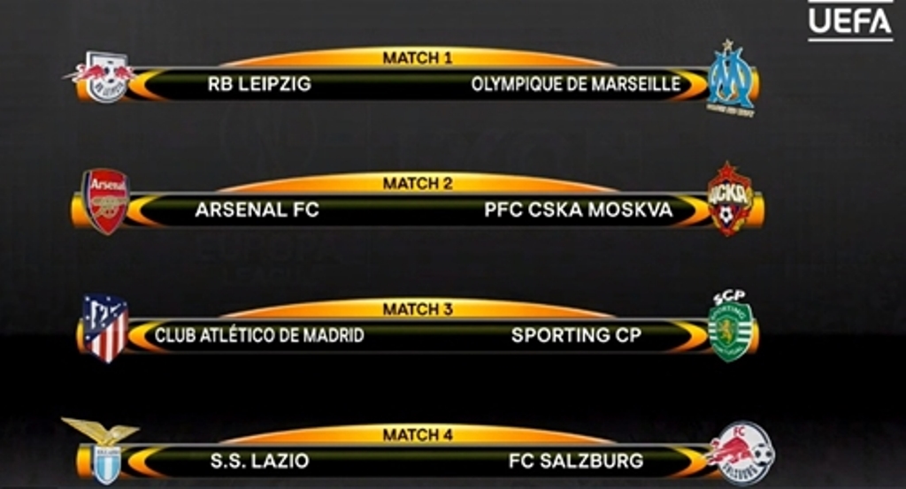 Bốc thăm tứ kết Europa League: Arsenal tránh được Atletico