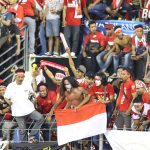 Chùm ảnh: Dàn cổ động viên hùng hậu của U22 Indonesia