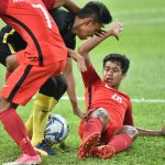 Cửa bán kết đóng sập, U22 Singapore đổ gục trên sân Shah Alam