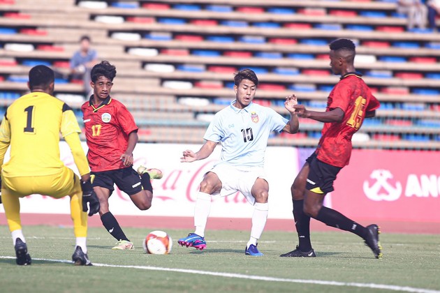 Đánh bại Timor Leste, U22 Myanmar sẵn sàng tranh vé đi tiếp