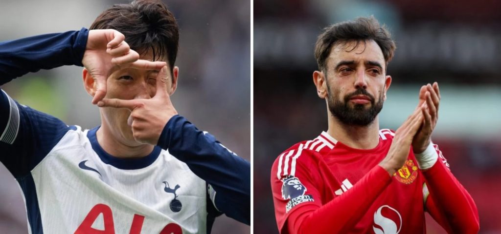 Đội hình kết hợp MU – Tottenham: Bruno Fernandes hỗ trợ Son Heung-min