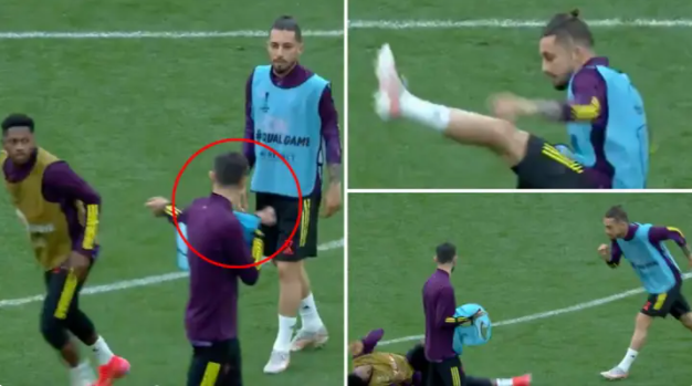 Fred nô đùa cùng Telles, Bruno ngay lập tức có động thái cứng rắn