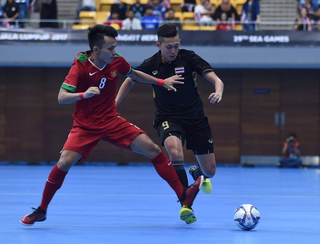 Futsal Indonesia gây địa chấn khi đánh bại đối thủ Thái Lan