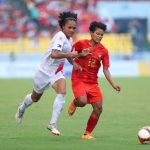 Ghi 2 bàn trong 3 phút, tuyển nữ Philippines thắng ngược Myanmar