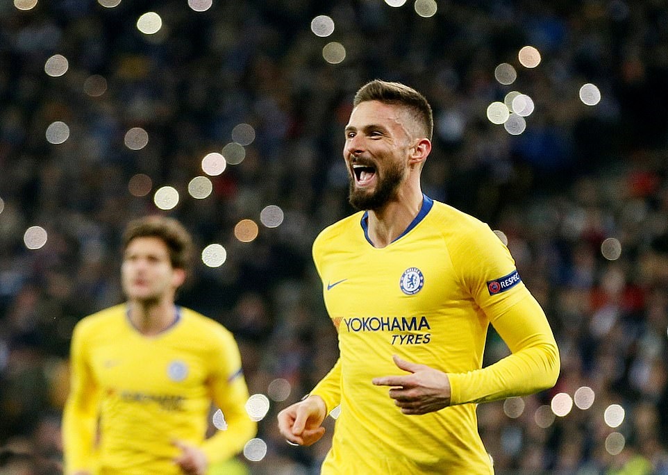 Giroud lập hat-trick, Chelsea hủy diệt Dinamo Kyiv 5 bàn không gỡ