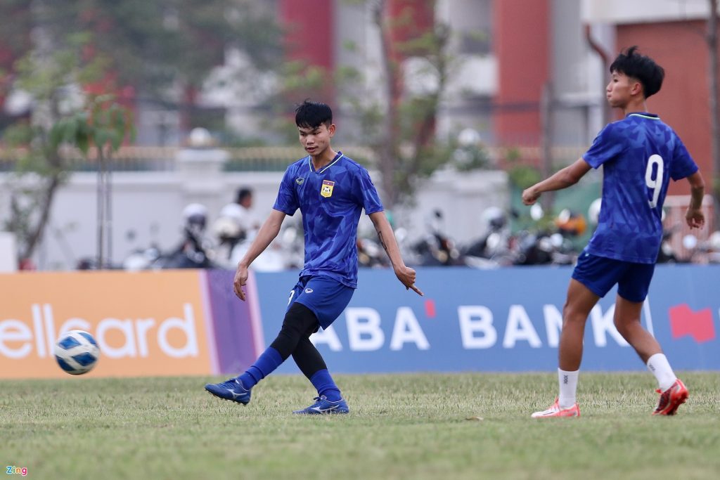 Hai cầu thủ gốc Việt của U22 Lào tại SEA Games 32