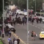 Hai người bị đâm khi Gerrard dẫn dắt Rangers vào vòng loại 3 Europa League