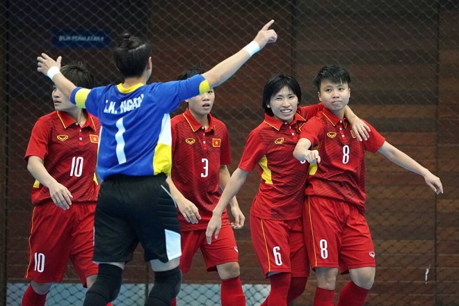 Hủy diệt Myanmar, futsal nữ Việt Nam thắp lên hy vọng có huy chương