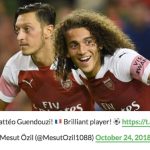 Mesut Ozil chỉ dùng 4 từ để nói về Matteo Guendouzi