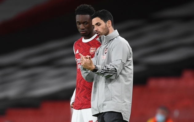 Mikel Arteta: “Tôi hài lòng với những cầu thủ đó”