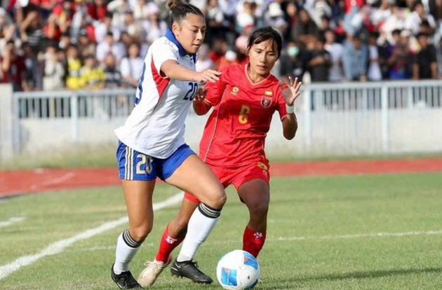 Nữ Myanmar gây bất ngờ lớn khi đánh bại Philippines 2-1 tại SEA Games 33