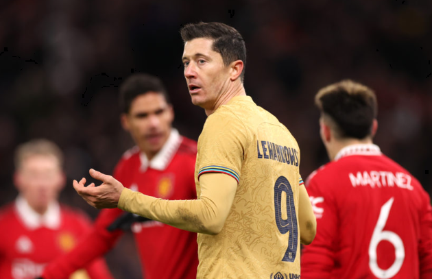 Robert Lewandowski gửi thông điệp khi bị M.U đánh bại