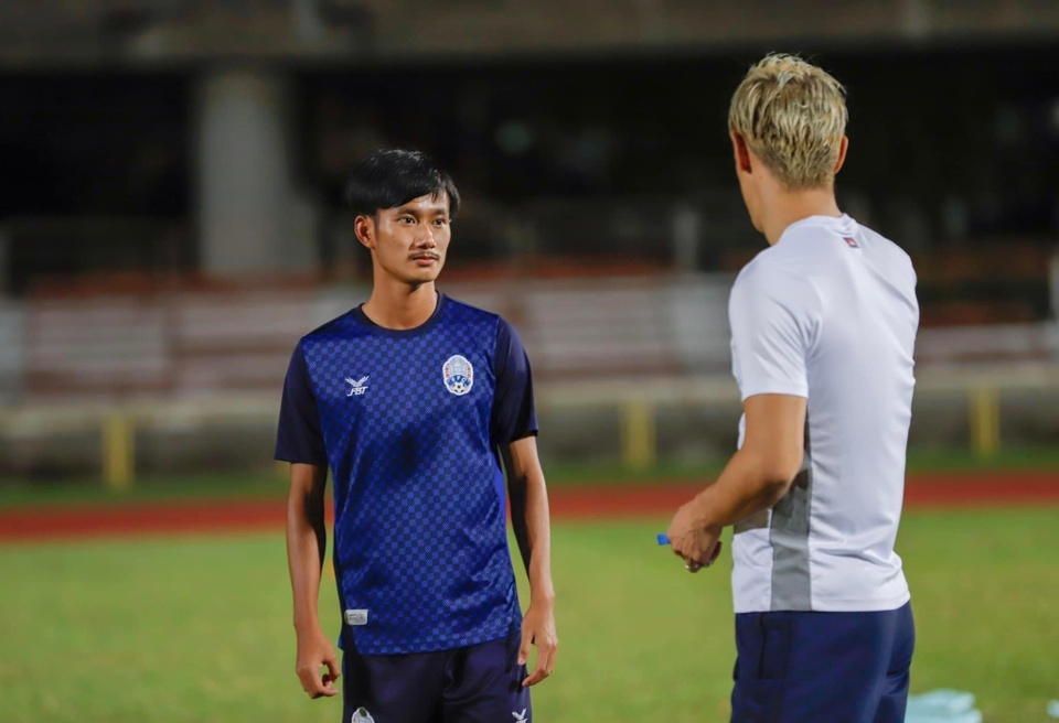 Sao U22 Campuchia đặt mục tiêu ở SEA Games 32