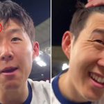 Son Heung-min gặp sự cố khi ăn mừng chức vô địch Europa League