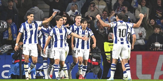 Thắng tưng bừng Midtjylland, Real Sociedad vào vòng 1/8 Europa League