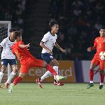Thua đau Myanmar, U22 Campuchia đứng trước nguy cơ bị loại
