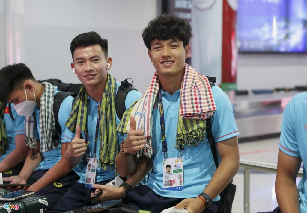 U22 Việt Nam đã đến Campuchia