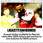 Xong! Arsenal bất ngờ đón trọng pháo trước thềm tái đấu Rennes